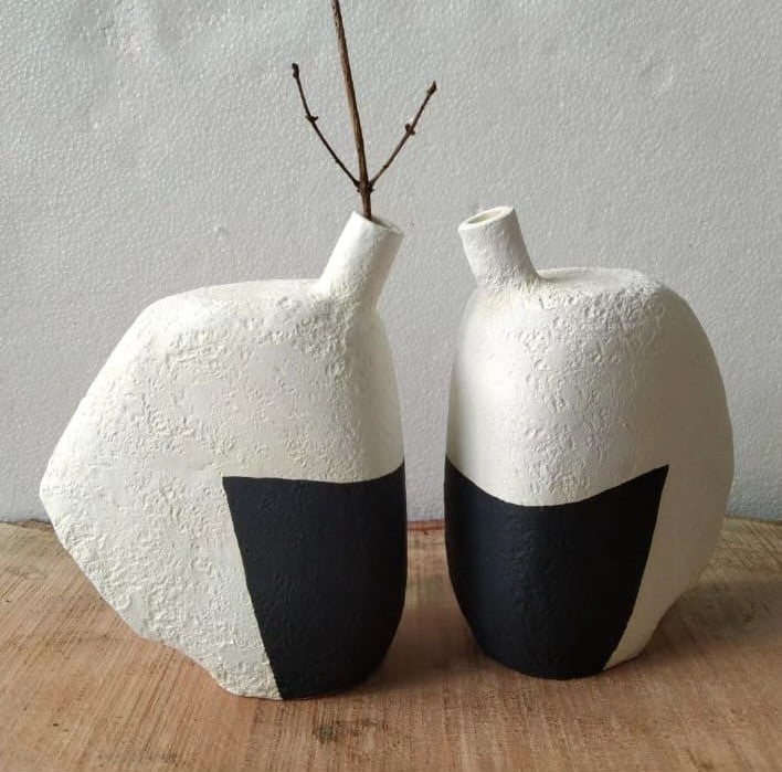 Black & White Planter
