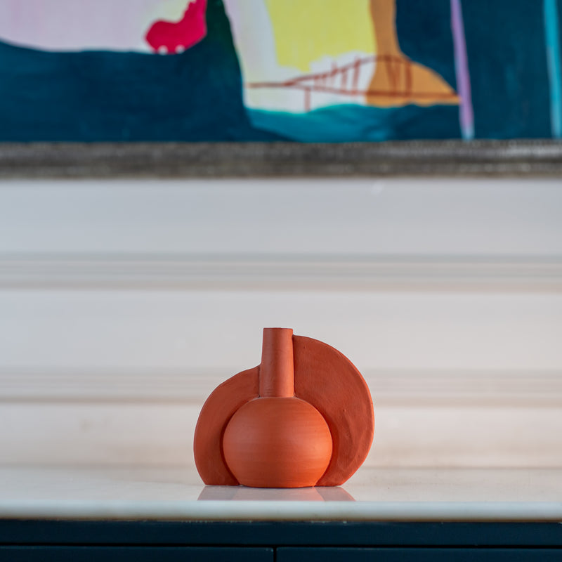 Abstract Terracotta Artpiece