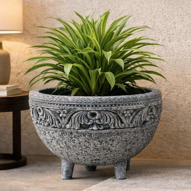 Bali Theme Bowl Planter