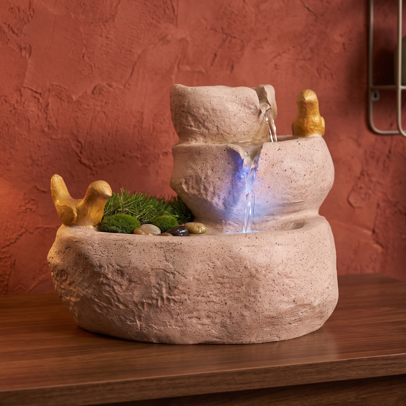 Golden Songbird Fountain