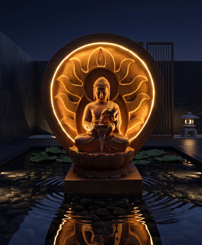 Decorative Buddha Fountain