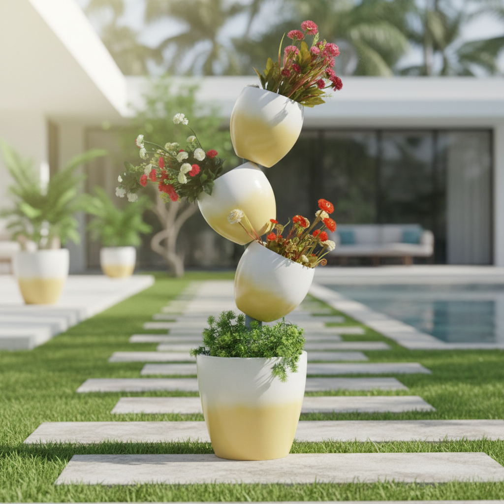 Ombre Layered Planter