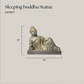 Sleeping buddha Statue